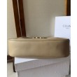 Celine Imitazioni borse griffate Polly media Pelle di vitello morbida cachi