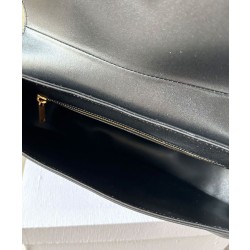 Celine Replica Perfetta Polly media Pelle di vitello morbida nera