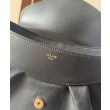 Celine Replica Perfetta Polly media Pelle di vitello morbida nera