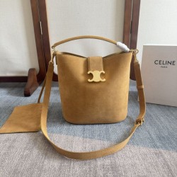 Riproduzione Fedele Celine Medium Louise Bag Suede Calfskin Fawn imitazioni