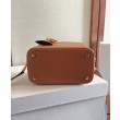 Celine Vanity Bag Pelle di vitello naturale Caffè
