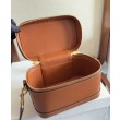 Celine Vanity Bag Pelle di vitello naturale Caffè