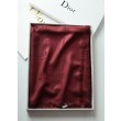 Christian Dior Cannage Scialle 140 cm Bordeaux