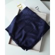 Christian Dior Cannage Scialle 140cm Blu Navy