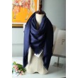 Christian Dior Cannage Scialle 140cm Blu Navy