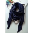 Christian Dior Cannage Scialle 140cm Blu Navy