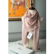 Christian Dior Cannage Scialle 140cm Rosa Chiaro