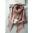 Christian Dior Cannage Scialle 140cm Rosa Chiaro