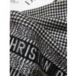 Christian Dior Stola Sciarpe di Lana Nero/Bianco