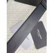 Cintura YSL Saint Laurent Cassandre Square Buckle 20MM Nero