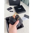 Cintura YSL Saint Laurent Cassandre Square Buckle 20MM Nero