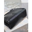 Dettagli perfetti Borse Firmate Replica shopping grande vintage stropicciata YSL Saint Laurent Niki Nero