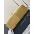 Dettagli perfetti Borse Replica shopping YSL Saint Laurent Jamie 4.3 Pochon grande foglia oro camoscio marrone