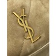 Dettagli perfetti Borse Replica shopping YSL Saint Laurent Jamie 4.3 Pochon grande foglia oro camoscio marrone