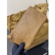 Dettagli perfetti Borse Replica shopping YSL Saint Laurent Jamie 4.3 Pochon grande foglia oro camoscio marrone