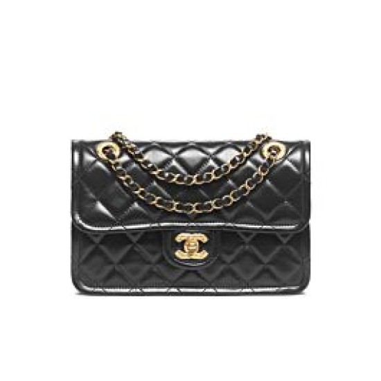 Dettagli perfetti Chanel Flap Bag AS5225 Nero