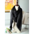 Dettagli perfetti Christian Dior Cannage Scialle 140cm Nero