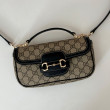 Dettagli perfetti Gucci 815206 Horsebit 1955 Replica Perfetta piccola morbida con manico superiore Nero Dettagli perfetti Gucci 815206 Horsebit 1955 Replica Perfetta piccola morbida con manico superiore Nero
