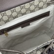 Dettagli perfetti Gucci Zaino piccolo Ophidia uomo 792114 Marrone