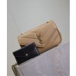 Dettagli perfetti Mini borsa YSL Saint Laurent Loulou Albicocca