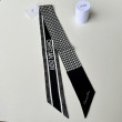 Dior 30 Montaigne Mitzah Sciarpa Twill di Seta Nero/Bianco Dior 30 Montaigne Mitzah Sciarpa Twill di Seta Nero/Bianco
