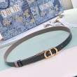 Alta gamma replica Dior 30 Montaigne Reversible 20MM Cintura Grigio/Nero Alta gamma replica Dior 30 Montaigne Reversible 20MM Cintura Grigio/Nero