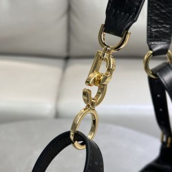 Qualità Specchio Replica Borse Imitazioni Macrocannage piatta piccola/media D-Journey Dior nera stropicciata Riproduzione Fedele Borse Imitazioni Macrocannage piatta piccola/media D-Journey Dior nera stropicciata imitazioni
