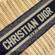 Dior Borse Imitazioni Lady Dior Media Wicker e Jacquard Obliquo Blu