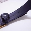 Qualità superiore replica Dior Diorquake 35MM Cintura Obliquo Blu