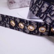 Qualità superiore replica Dior Diorquake 35MM Cintura Obliquo Blu