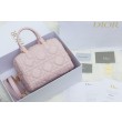 Dior Groove 25 Borsa in Biscotto Macrocannage rosa