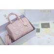 Dior Groove 25 Borsa in Biscotto Macrocannage rosa