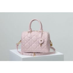 Dior Groove 25 Borsa in Biscotto Macrocannage rosa
