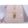 Dior Groove 25 Borsa in Biscotto Macrocannage rosa