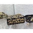 Dior Mini Borsa Lady D-Lite Multicolore Ricamo Mizza Beige