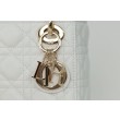 Dior Mini Borsa Lady Dior Cannage Bianco
