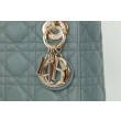 Dior Mini Borsa Lady Dior Cannage Blu