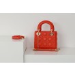 Dior Mini Borsa Lady Dior Cannage Rosso