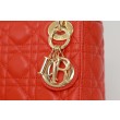 Dior Mini Borsa Lady Dior Cannage Rosso