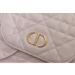 Dior Nano/Medium Dior Caro Backpack Rosa Macrocannage