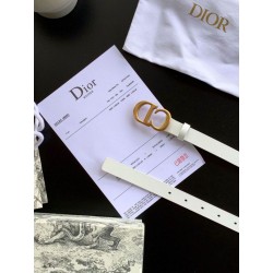Dior Saddle 20MM Cintura Bianco