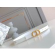 Dior Saddle 20MM Cintura Bianco