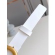 Dior Saddle 20MM Cintura Bianco