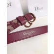Dior Saddle 20MM Cintura Dior Oblique Jacquard Bordeaux
