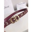 Dior Saddle 20MM Cintura Dior Oblique Jacquard Bordeaux