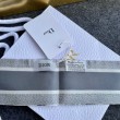 Dior Toile de Jouy Sauvage Mitzah Sciarpa Twill di Seta Grigio