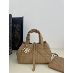 Borsa Dior Toujours Dior piccola/media Macrocannage Tan