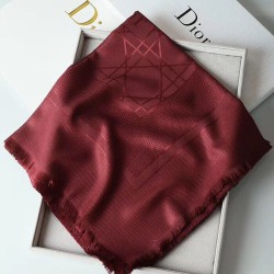Qualità Specchio Replica Christian Dior Cannage Scialle 140 cm Bordeaux Riproduzione Fedele Christian Dior Cannage Scialle 140 cm Bordeaux imitazioni