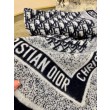 falso Dior Oblique Coperta Lana e Angora Blu Navy