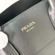 fedele Prada Large Tote Bag con Fibbie Nero